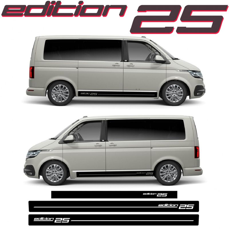 VW Transporter Edition 25, 3 stk til T5 T6 